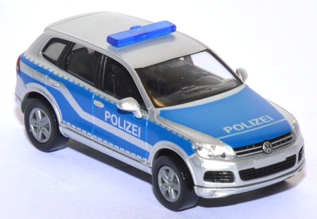 VW Touareg Polizei blau