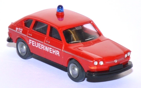 VW 411 Feuerwehr rot