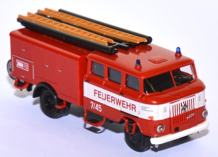IFA W50 L LF16 - TS8 - Löschfahrzeug Feuerwehr Erfurt rot