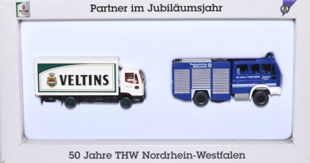 50 Jahre THW NRW - Veltins-​Auftragspackung