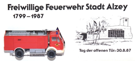 Mercedes-​Benz NG 1719 TLF Feuerwehr Alzey