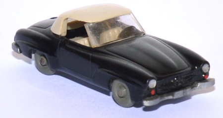 Mercedes-​​Benz 190 SL Cabriolet geschlossen schwarz