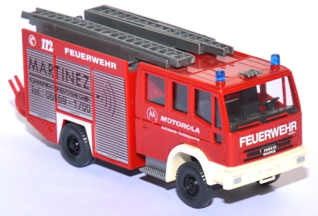 Iveco EuroFire LF 16/12 Löschwagen Martinez / Motorola Feuerwehr rot