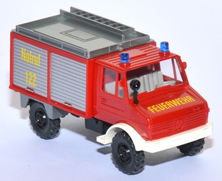 Mercedes-Benz Unimog U 1300 L Tanklöschfahrzeug Feuerwehr rot