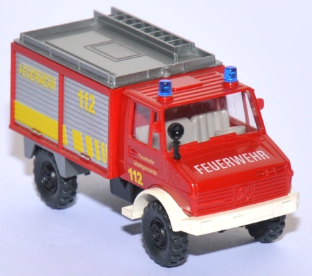 Mercedes-Benz Unimog U 1850 Tanklöschfahrzeug Feuerwehr Marktgemeinde rot