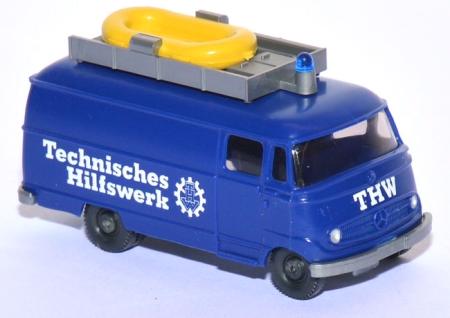 Mercedes-​​Benz L 319 Kasten Wasserrettung THW ultramarinblau