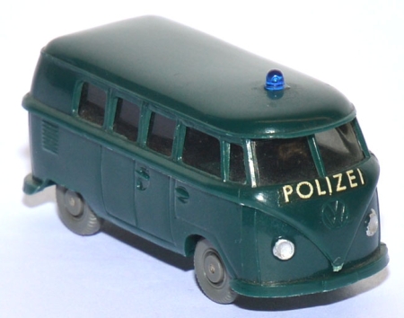 VW T1 Bus Polizei ohne Aufbau blaugrün