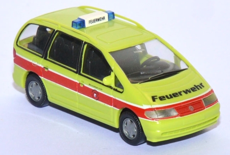 VW Sharan Feuerwehr Schweiz Stadt Zürich lemongreen