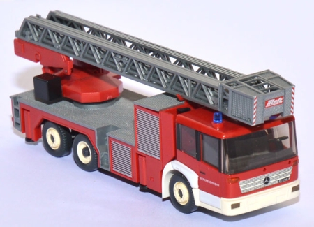 Mercedes-​Benz Econic Drehleiter DLK 30 PLC Feuerwehr rot