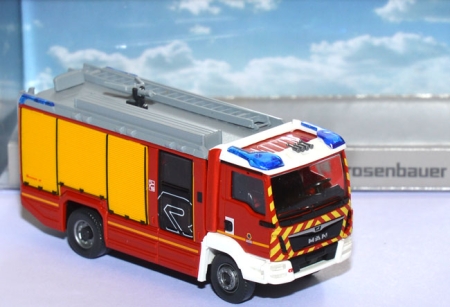 MAN TGM 13.290 Rosenbauer AT Löschfahrzeug Feuerwehr Frankreich