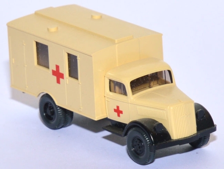 Opel Blitz Mannschaftswagen Rotes Kreuz elfenbein