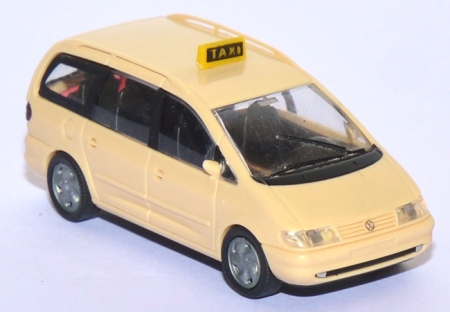 VW Sharan Taxi hellelfenbein