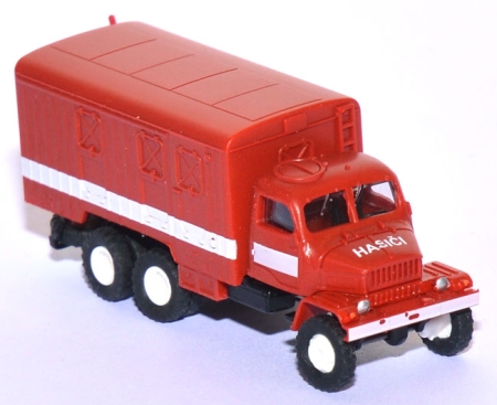 Praga V3S Koffer-LKW Hasici Feuerwehr rot 1:120 / TT