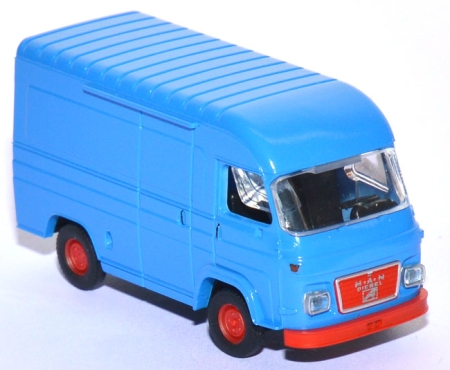 MAN 270 Kasten-LKW blau