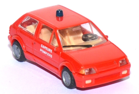 Citroen AX Sapeurs Pompiers Feuerwehr Frankreich rot