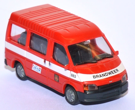 Ford Transit Bus Zoetermeer Brandweer Feuerwehr Niederlande rot