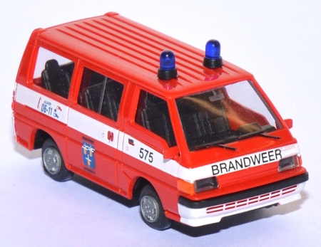 Mitsubishi L 300 II Bus Feuerwehr Brandweer Papendrecht 575 Niederlande rot