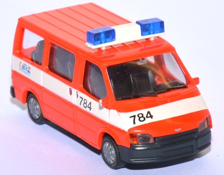 Ford Transit Bus Feuerwehr Brandweer 784 Niederlande rot