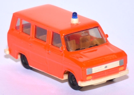 Ford Transit MK2 Bus Feuerwehr tagesleuchtrot