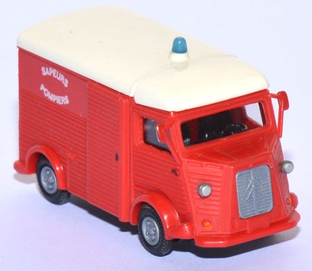 Citroen H Kasten Sapelurs Pompiers Feuerwehr Frankreich rot