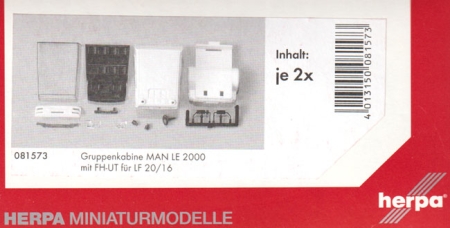 Gruppenkabine MAN LE 2000 mit FH-UT für LF 20/16