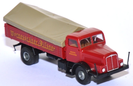 IFA H6 Pritschen-​LKW Wernesgrüner-​Pilsner rot