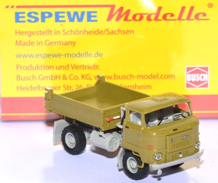 IFA L60 LKW Dreiseitenkipper LPG Fortschritt sienagrün 1986