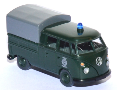 VW T1 Pritsche DoKa Polizei tannengrün