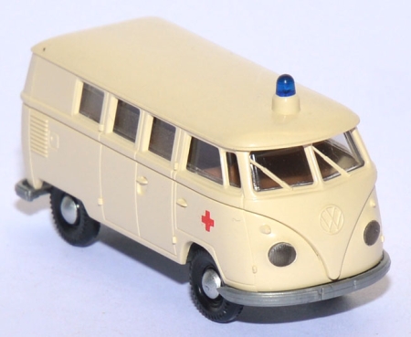 VW T1 Bus Krankenwagen Rotes Kreuz creme