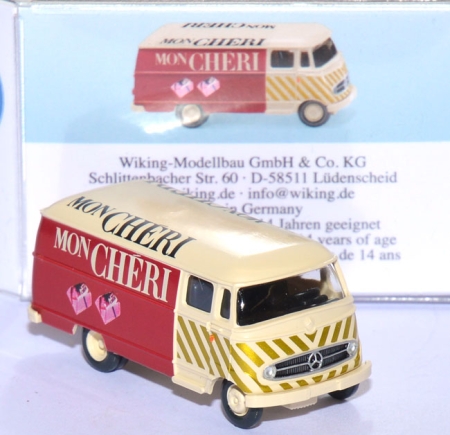 Mercedes-Benz L 319 Kasten Mon Cheri hellelfenbein