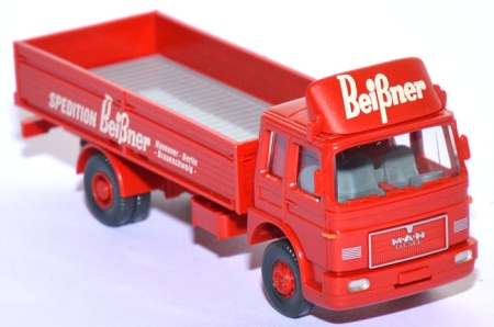 MAN 9.186 FL Wechselpritschen-LKW Beißner rot