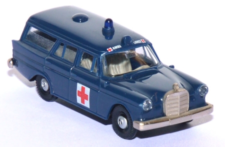 Mercedes-​​Benz 190 C Kombi Ambulance Rotes Kreuz blau