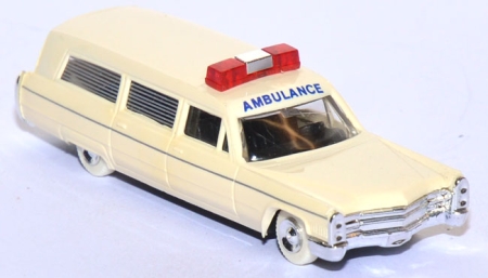 Cadillac Fleetwood Station Wagon Ambulance cremeweiß