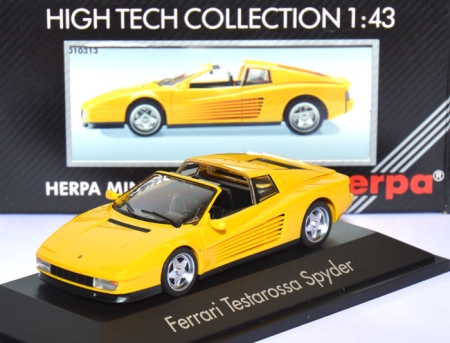 Ferrari Testarossa Spyder 1:43 gelb