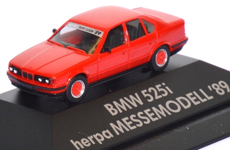 BMW 525i (E34) Messemodell Consumenta 89 rot