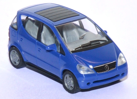 Mercedes-​​​Benz A-​Klasse (W168) mit Faltdach blau