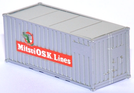 Container 20 ft Mitsui O.S.K. Lines silber