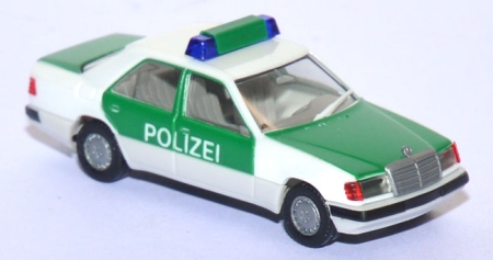 Mercedes-​Benz 300 E Polizei grün