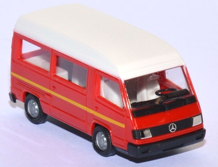 Mercedes-​Benz 100 D Hochdach Wohnmobil rot