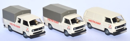 VW T3 Kasten und Pritsche Heitkamp - Set 3 Stück