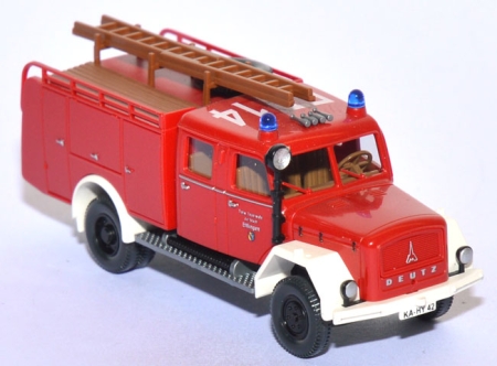 Magirus Mercur 150 D 10 A Eckhauber TLF 16 Feuerwehr Ettlingen