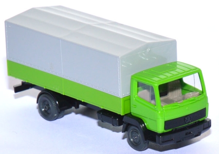 Mercedes-​​​​Benz 814 Pritschen-​​​​LKW gelbgrün