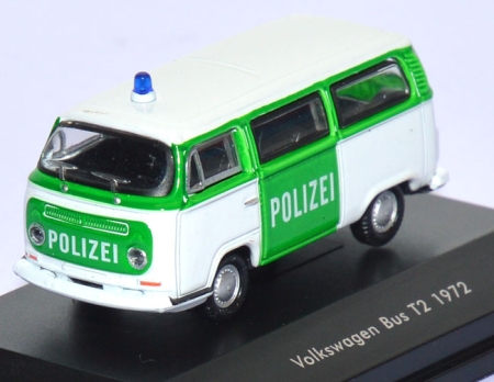 VW T2 Bus Polizei grün
