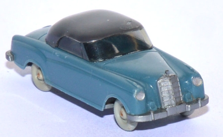 Mercedes-​Benz 220 Cabriolet geschlossen mattgraublau