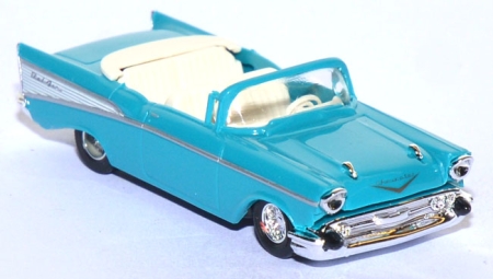 Chevrolet Bel Air `57 Cabrio de Luxe offen blau 45007