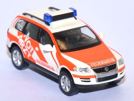 VW Touareg GP Notarzt Feuerwehr leuchtrot