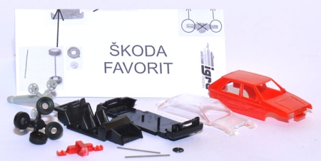 Skoda Favorit rot Kit / Bausatz