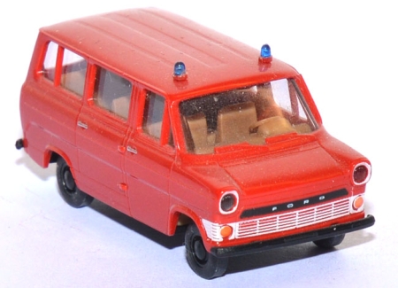 Ford Transit MK2 Bus Feuerwehr rot