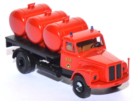 Scania L 110 Zirkus Feuerwehr mit Tanks