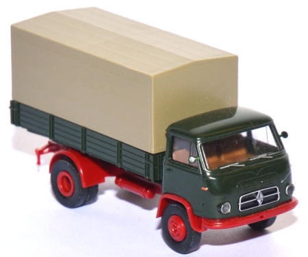 Borgward B 655 Pritschen-​LKW dunkelgrün